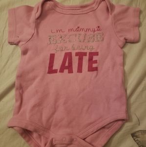 6-9 month Onesie